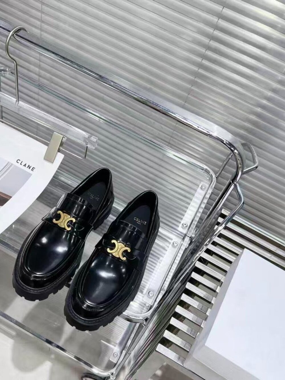 Celine Triomphe Chunky Loafers